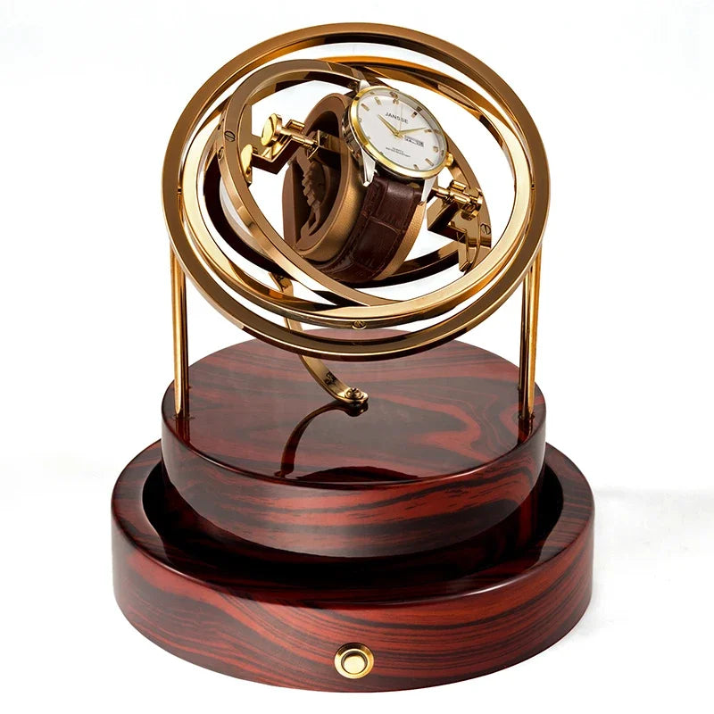 Creative Watch Winder Automatic Mechanical Watches Winder Storage Home Intelligent Gold Luxury Watch Boxes Transparent Gift
